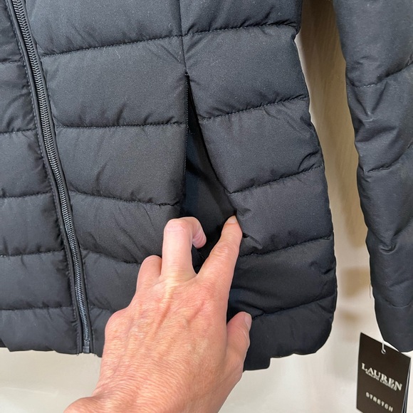 NWT Ralph Lauren Stretch Short Puffer Jacket - Picture 4 of 10